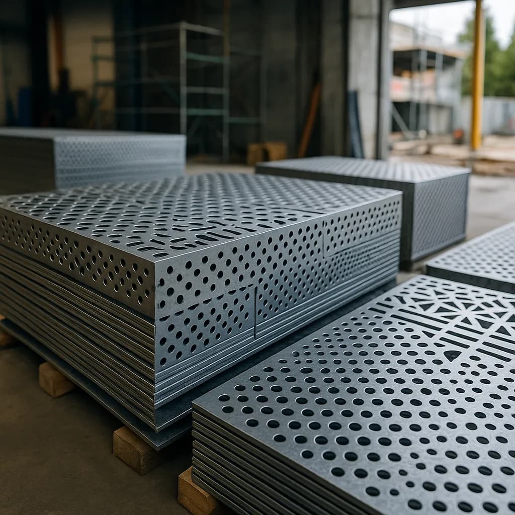 Tôle perforée sur mesure fabriquée par les Ateliers Brucker